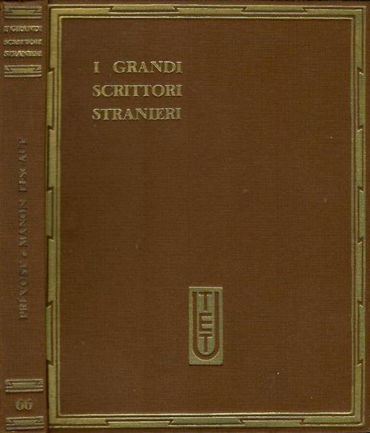 Manon Lescaut - Antoine-François Prévost - copertina
