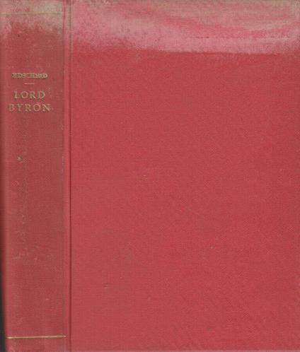 Lord Byron - Kasimir Edschmid - copertina