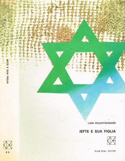 Jefte e sua figlia - Lion Feuchtwanger - copertina