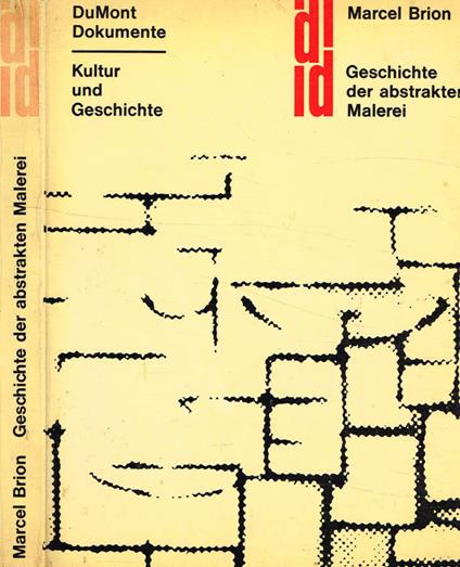 Geschichte der abstrakten kunst - Marcel Brion - copertina