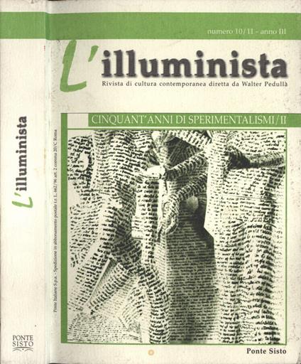 L' illuminista Anno III nn. 10 - 11 - copertina