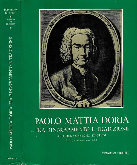 Paolo Mattia Doria - copertina