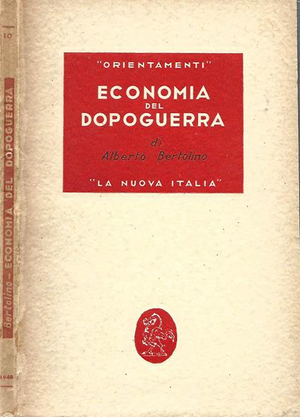 Economia del dopoguerra - Alberto Bertolino - copertina