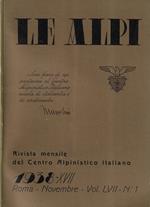 Le alpi Vol. LVII n. 1 1938