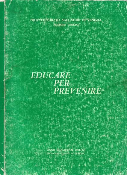 Educare per prevenire - copertina