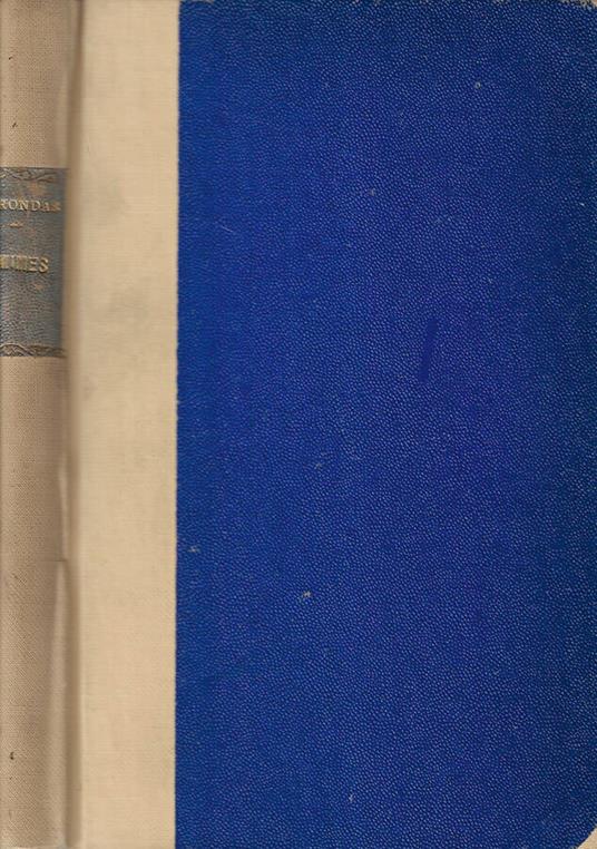 Les mimes d'herondas - copertina