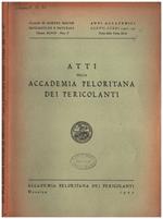 Atti della accademia Peloritana dei Pericolanti vol XLVIII fasc. I - (1945-49)