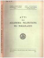 Atti della Accademia Peloritana dei Pericolanti vol.L-1966-1970