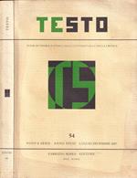 Testo, volume 54, anno XXVIII