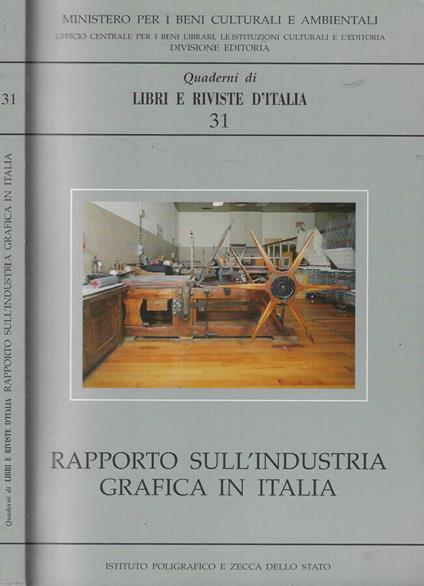 Rapporto sull'industria grafica in Italia - copertina
