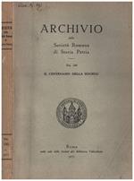 Archivio della Società romana di Storia patria. Vol. 100 Anno 1977