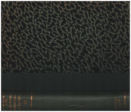 Atti della Reale Accademia Peloritana vol. XXXVI - copertina