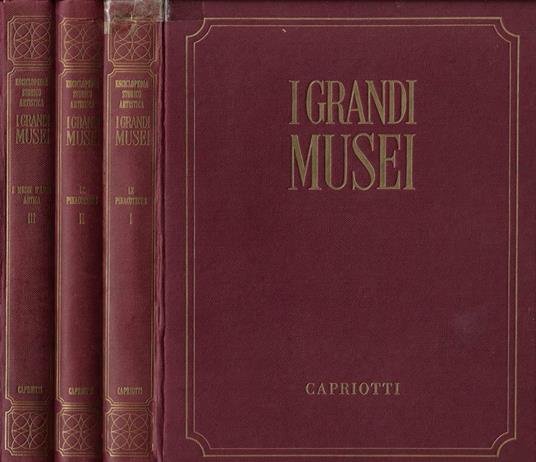 I Grandi Musei. Vol. I, Vol. II e Vol. III - copertina