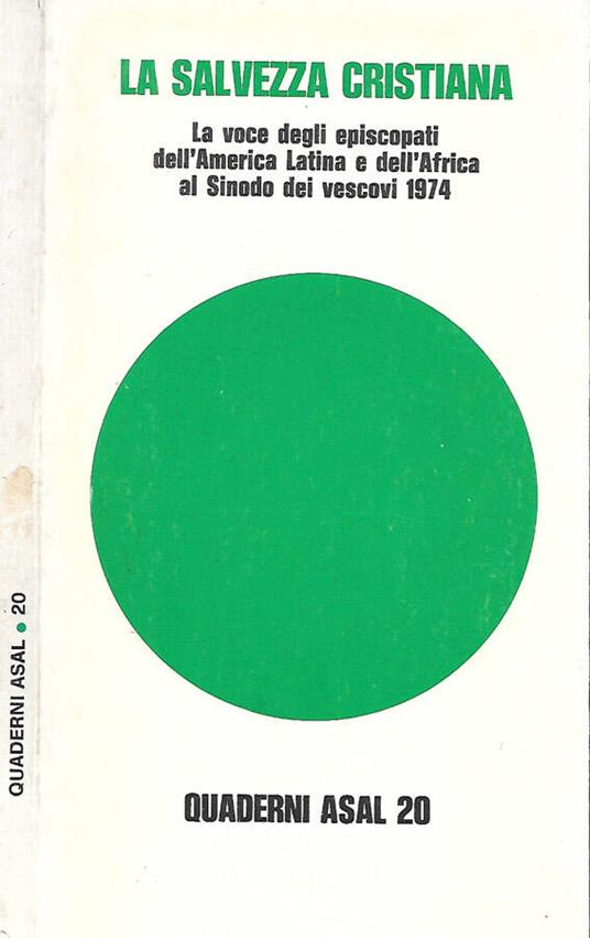 La salvezza cristiana - copertina