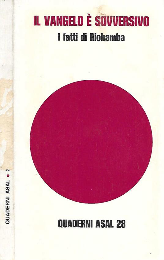 Il Vangelo è sovversivo - copertina