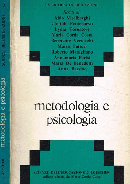 Metodologia e psicologia - copertina