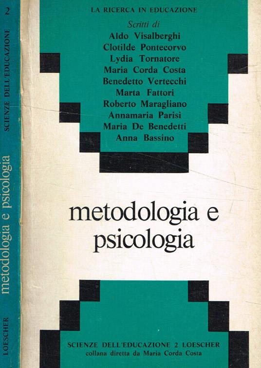 Metodologia e psicologia - copertina