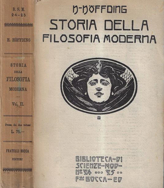Storia della filosofia moderna Vol. II - Harold Hoffding - copertina