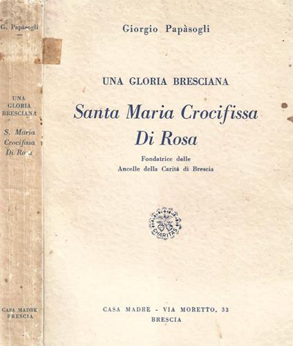 Santa Maria Crocifissa di Rosa - Giorgio Papasogli - copertina
