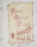 Felcia. Anticoli. Fiuggi