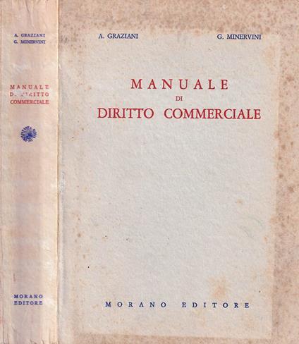 Manuale di diritto commerciale - copertina