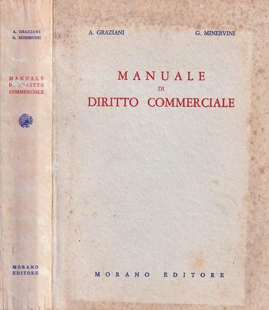 Manuale di diritto commerciale - copertina