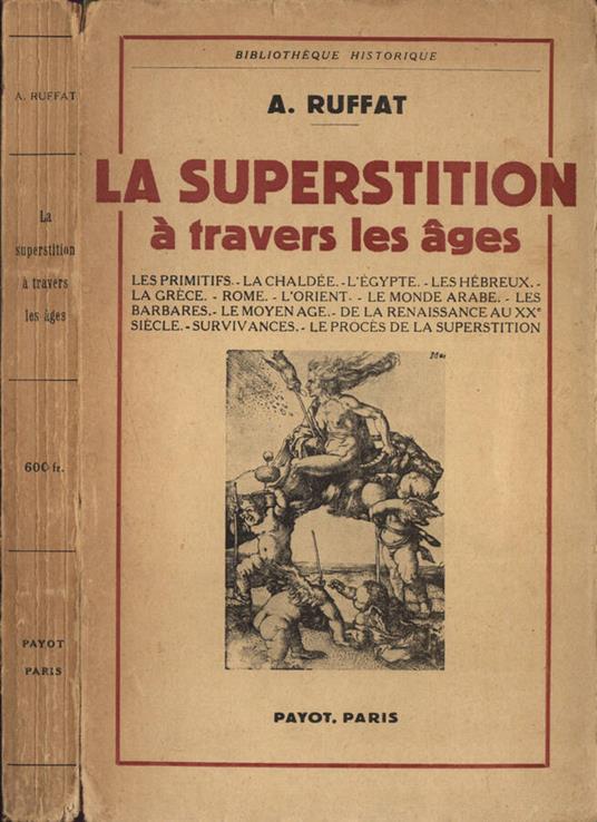 La superstition à travers les ages - copertina
