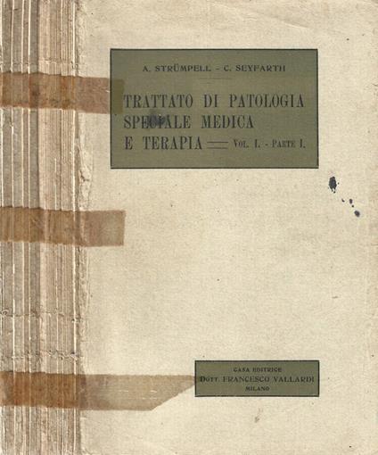 Trattato di patologia speciale medica e terapia - copertina
