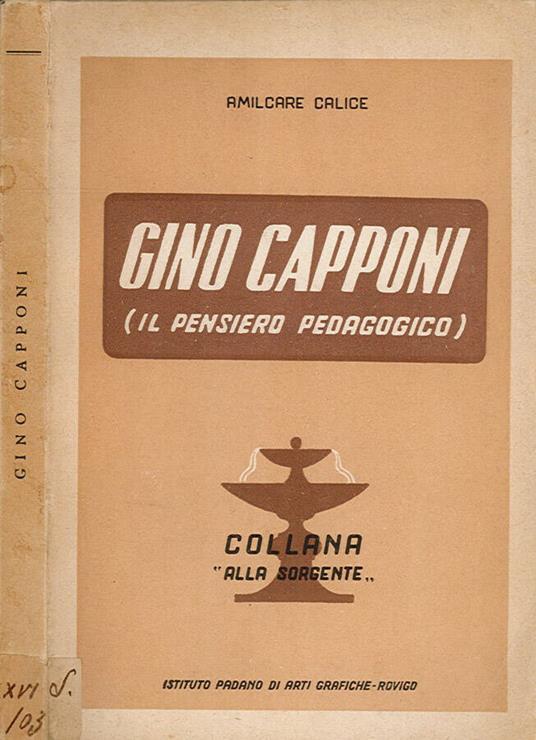 Gino Capponi - copertina