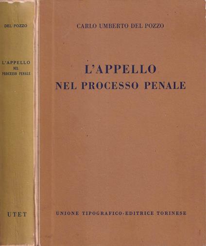L' appello nel processo penale - copertina