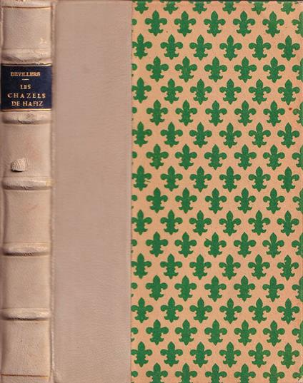 Les ghazels de hafiz - copertina