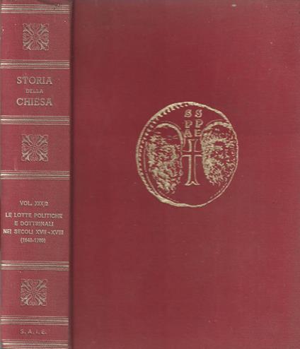 Storia della Chiesa dalle origini ai nostri giorni vol. XIX - copertina