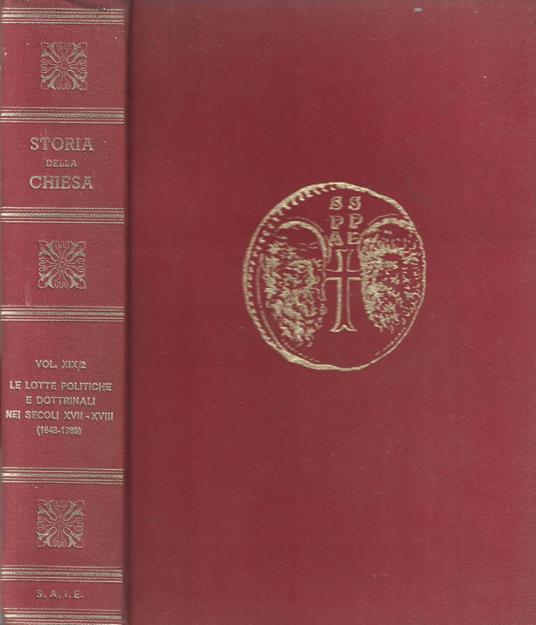 Storia della Chiesa dalle origini ai nostri giorni vol. XIX - copertina