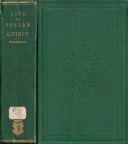 Life of Josiah Quincy of Massachusetts - copertina