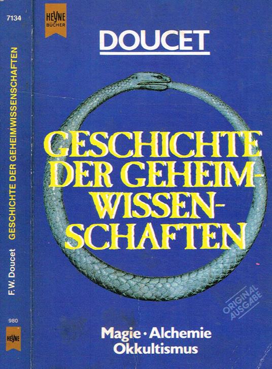 Geschichte der geheimwissenschaften - copertina