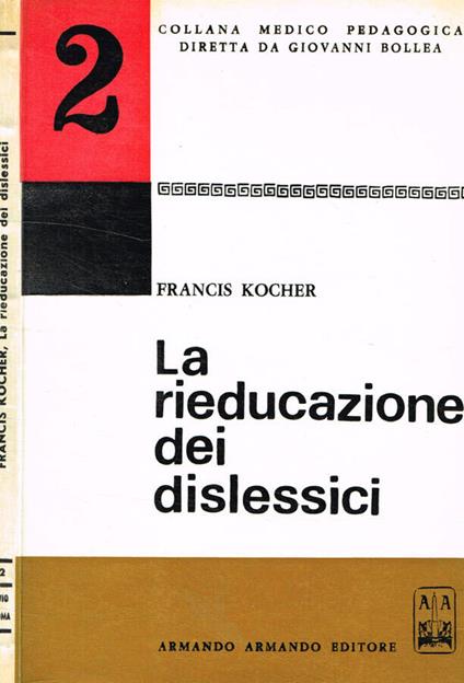 La rieducazione dei dislessici - copertina