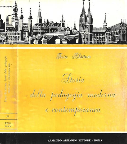 Storia della pedagogia moderna e contemporanea - copertina