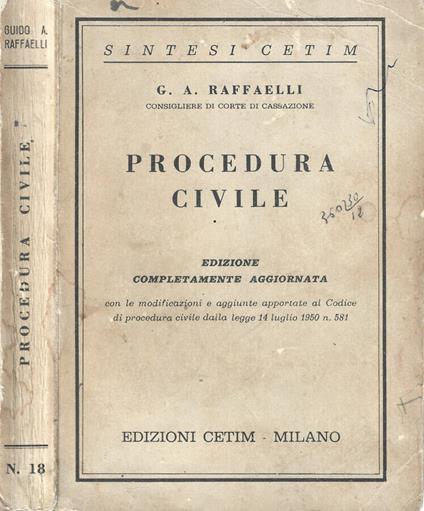 Procedura civile - copertina