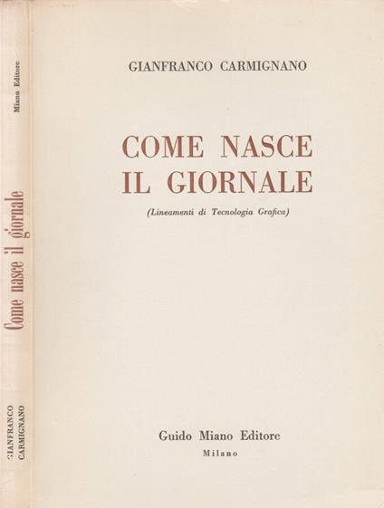 Come nasce il giornale - copertina