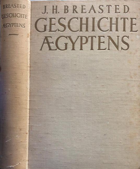 Geschichte aegyptens - copertina