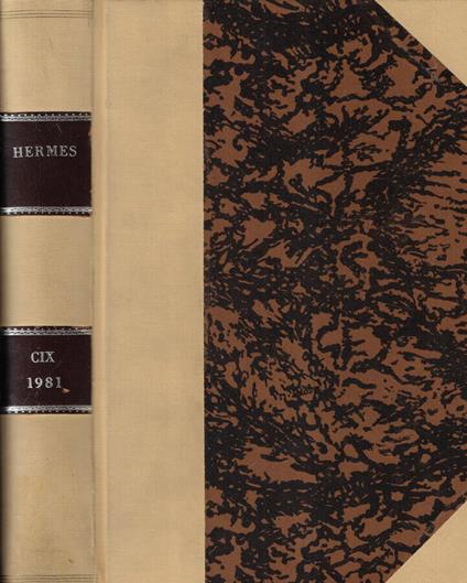 Hermes CIX 1981 - copertina