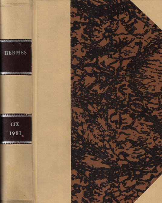 Hermes CIX 1981 - copertina