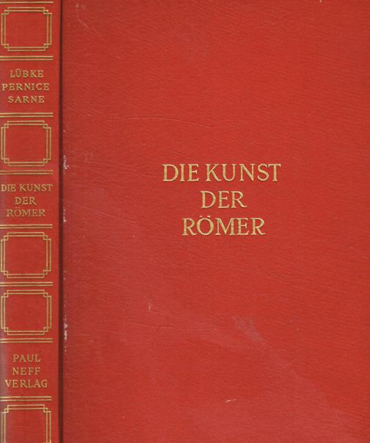 Die kunst der Romer - copertina