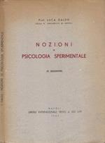 Nozioni di psicologia sperimentale