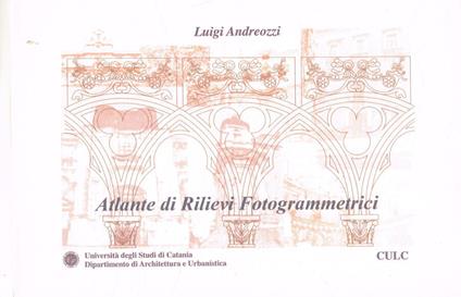 Atlante di rilievi fotogrammetrici - copertina