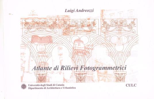 Atlante di rilievi fotogrammetrici - copertina