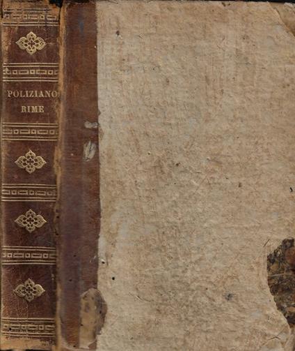 Rime Tomo I - copertina