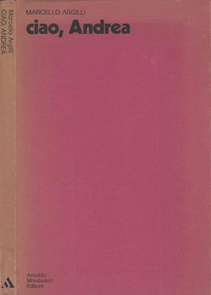 Ciao, Andrea - copertina