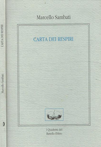 Carta dei respiri - copertina