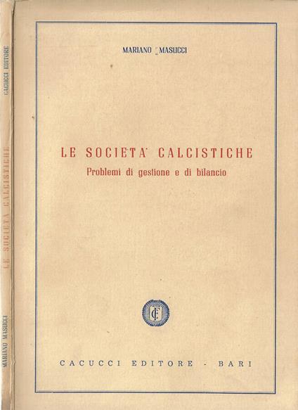 Le società calcistiche - copertina
